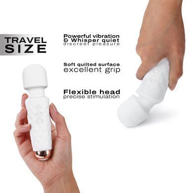 Минивибромассажер Dorcel Wand Mini Wanderful White - фото