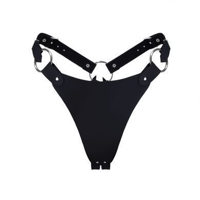 Трусики із натуральної шкіри Feral Feelings String Bikini Black