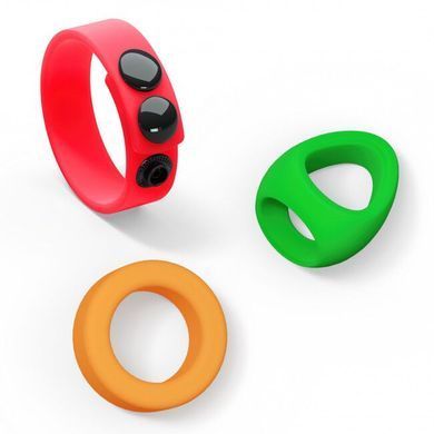 Набір ерекційних кілець Love To Love NEON RING KIT - фото