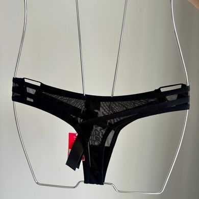 Трусики Obsessive Roxelia thong XS/S черные