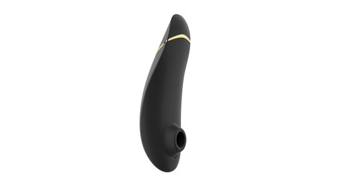 Womanizer Premium 2 Black - вакуумний стимулятор клітора - фото