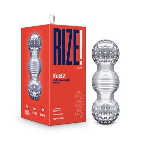 Мастурбатор Blush Feelz Multi-Textured Chamber Stroker Clear - фото