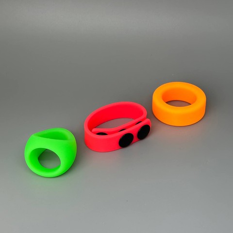 Набор эрекционных колец Love To Love NEON RING KIT - фото