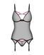 Корсет с трусиками Obsessive Novenes corset & thong XS/S