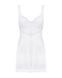 Сорочка та трусики Obsessive Amor Blanco underwire chemise & thong white S/M