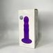 Фиолетовый дилдо для страпона Adrien Lastic Hitsens 3 (18,2 см) - фото товара
