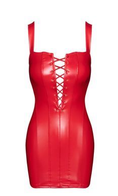 Сукня Noir Handmade F364 Bombshell Lace-Up Mini Dress Red XS