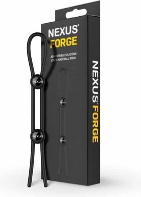 Ерекційне кільце ласо Nexus FORGE cock & ball ring - фото
