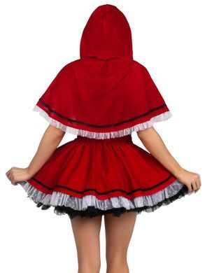 Еротичний костюм Leg Avenue Flirty Miss Red Top and Skirt M