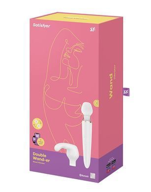 Satisfyer Double Wand-er смарт-вібромасажер - фото