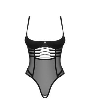 Эротическое боди Obsessive Roxelia crotchless teddy XL/2XL