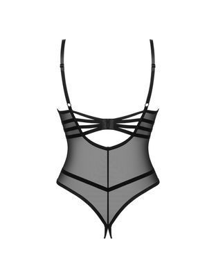 Эротическое боди Obsessive Roxelia crotchless teddy XL/2XL
