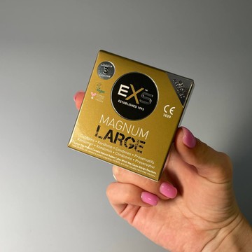 Презервативы EXS Magnum Large (3 шт) - фото