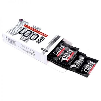 Набір ультратонких презервативів 0,01 мм Muaisi White (10 шт) - фото