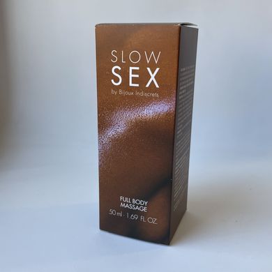 Гель для массажа Bijoux Indiscrets SLOW SEX Full body massage (50 мл) - фото