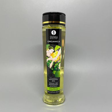 Масажне масло Shunga ORGANICA Exotic green tea зелений чай (240 мл) - фото