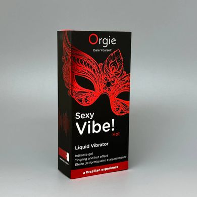 Рідкий вібратор Orgie + зігріваючий ефект SEXY VIBE (15 мл) - фото