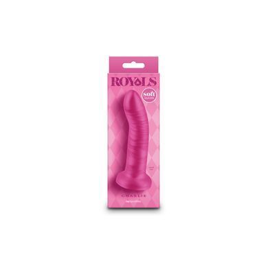 Фалоімітатор NS Novelties Royals  5" Charlie Metallic Pink (13,7 см) - фото