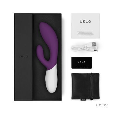 Вибратор-кролик LELO Ina Wave 2 Plum - фото