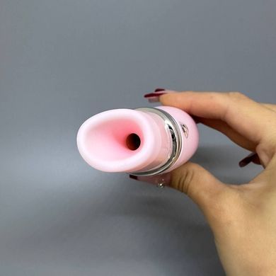 Вакуумний вібратор 2в1 KissToy Miss CC Pink - фото