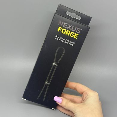 Ерекційне кільце ласо Nexus FORGE cock & ball ring - фото