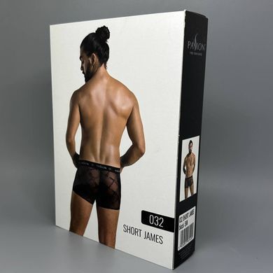 Трусы мужские Passion 032 SHORT JAMES black S/M черные