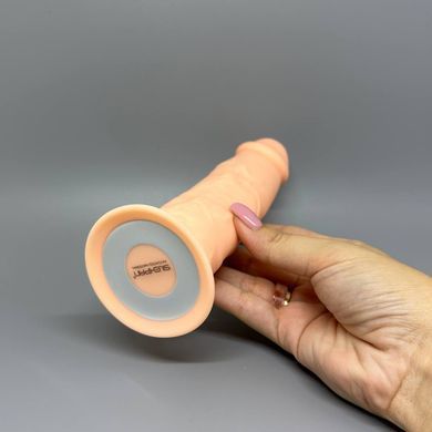 Фалоімітатор з вібрацією SilexD Henry Vibro Flesh MODEL 2 size 7in + LRS (17,5 см) тілесний - фото