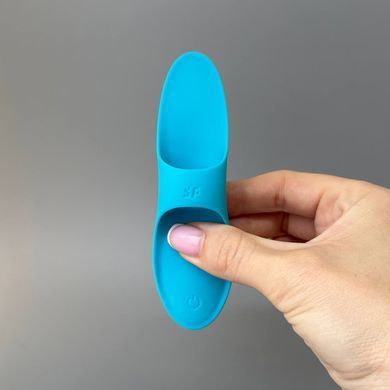 Вібратор на палець Satisfyer Teaser Light Blue - фото