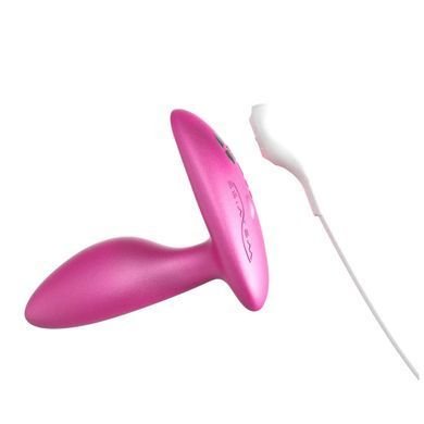 We-Vibe Ditto+ Cosmic Pink - анальный смарт-вибратор розовый 3,3 см - фото