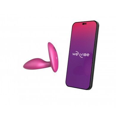 We-Vibe Ditto+ Cosmic Pink - анальный смарт-вибратор розовый 3,3 см - фото