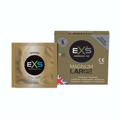 Презервативи EXS Magnum Large (3 шт) - фото