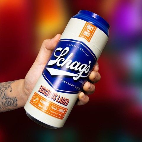 Мастурбатор з вакуумом Blush Schag&rsquo;s Luscious Lager Masturbator Frosted - фото