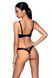 Комплект білизни Passion CELINE BIKINI black L/XL - фото товару