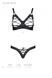 Комплект білизни Passion CELINE BIKINI black L/XL - фото товару