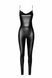 Бодистокинг Noir Handmade F306 Mirage catsuit with jewelry rhinestone chain adorning the back S