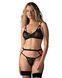 Еротичний комплект Obsessive Euridia 3-pcs set XS/S - фото товару