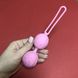 Вагінальні кульки Geisha Lastic Balls - L рожеві - фото товару