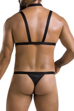 Мужское эротическое боди из стреп Passion 039 ANDREW black S/M