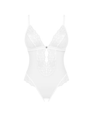 Эротическое боди Obsessive Heavenlly crotchless teddy XS/S