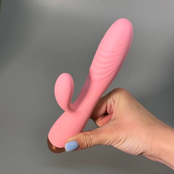 Вібратор кролик Wooomy Elali Pink Rabbit Vibrator - фото