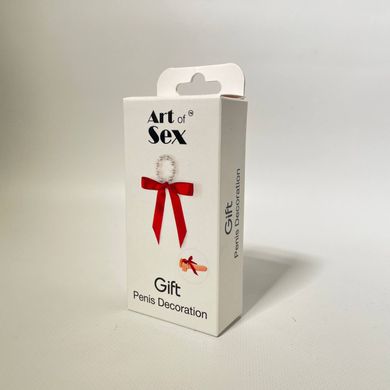 Прикраса на пеніс з перлами "Подарунок" Art of Sex - Gift