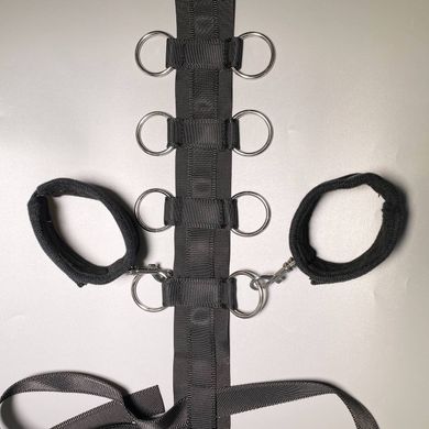 Регульований ремінь для шиї і зап'ясть Fetish Tentation Harness Straps for Neck - фото