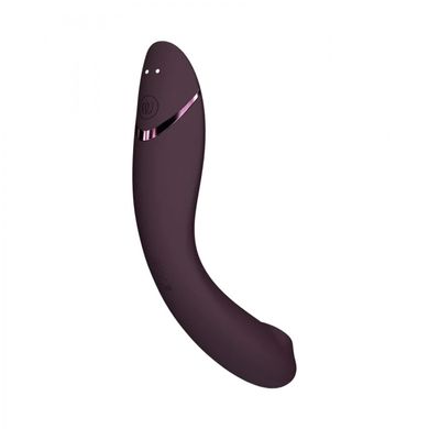 Womanizer OG Aubergine - вакуумный вагинально-клиторальный стимулятор - фото