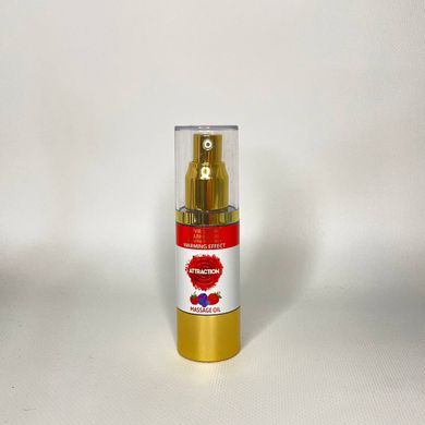 Розігріваюче масажне масло з феромонами MAI PHEROMON MASSAGE OIL червоні фрукти 30 мл (без упаковки) - фото