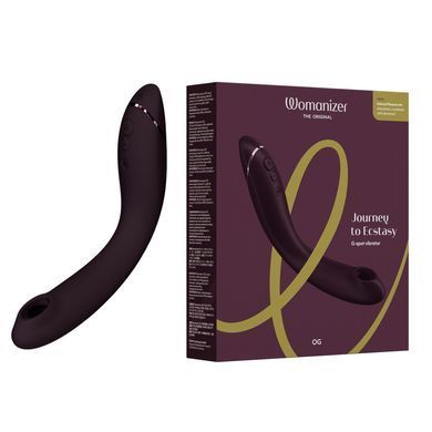 Womanizer OG Aubergine - вакуумний вагінально-кліторальний стимулятор - фото