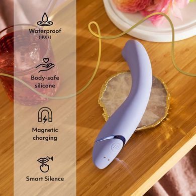 Womanizer OG Aubergine - вакуумний вагінально-кліторальний стимулятор - фото