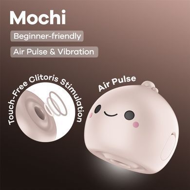 Satisfyer Mochi Beige - вакуумний кліторальний стимулятор бежевий - фото