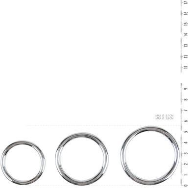 Ерекційні кільця Sinner Gear Unbendable Cock/Ball Ring & Glans - фото