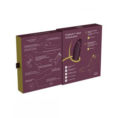 Womanizer OG Aubergine - вакуумний вагінально-кліторальний стимулятор - фото