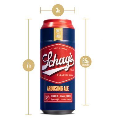Вакуумний мастурбатор Blush Schag&rsquo;s Arousing Ale - фото